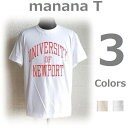 yVX[p[Z[ʉi!!SALE!! AJWTVc NEWPORT Tee [WHITE,LIGHT BEIGE,GRAY] j[|[gTVcizCgAx[WANO[jmanana T [}iieB[] AHS lR|X