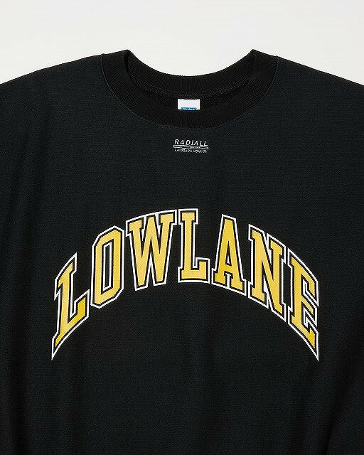 RADIALL [ラディアル] LOW LANE CREW NECK SWEAT SHIRT L/S ローレーンクルーネックスエットシャツロングスリーブ RA24AW-CUT002 BDA