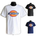 楽天ニューイヤーセール特別価格!! DICKIES [ディッキーズ] LOGO PRINT T-SHIRT [WHITE,BLACK,NAVY] ロゴプリントTシャツ （ホワイト、ブラック、ネイビー) DK006026 AIS