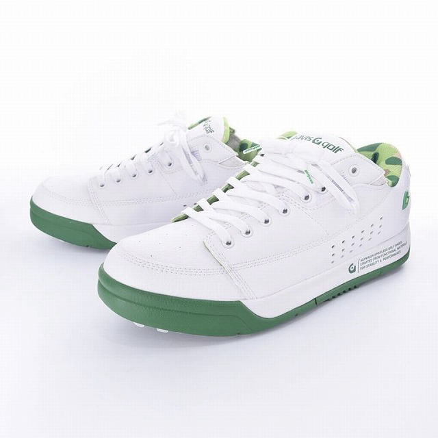 gravis golf [グラビスゴルフ] TARMAC-G LOW-CUT GOLF COURSE CAMO [WHITE] ターマックローカットゴルフコースカモ スニーカー (ホワイト) BCA