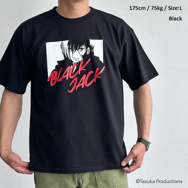 SCREEN STARS [スクリーンスターズ] ブラック・ジャック S/S 半袖 Tシャツ (ブラック/ホワイト) 2522-SSBT BJ2 BES