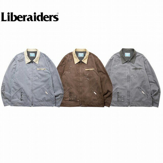 楽天スーパーセール特別価格!!SALE!! Liberaiders(リベレイダース) GARMENT DYED WORK JACKETT (NAVY,B..