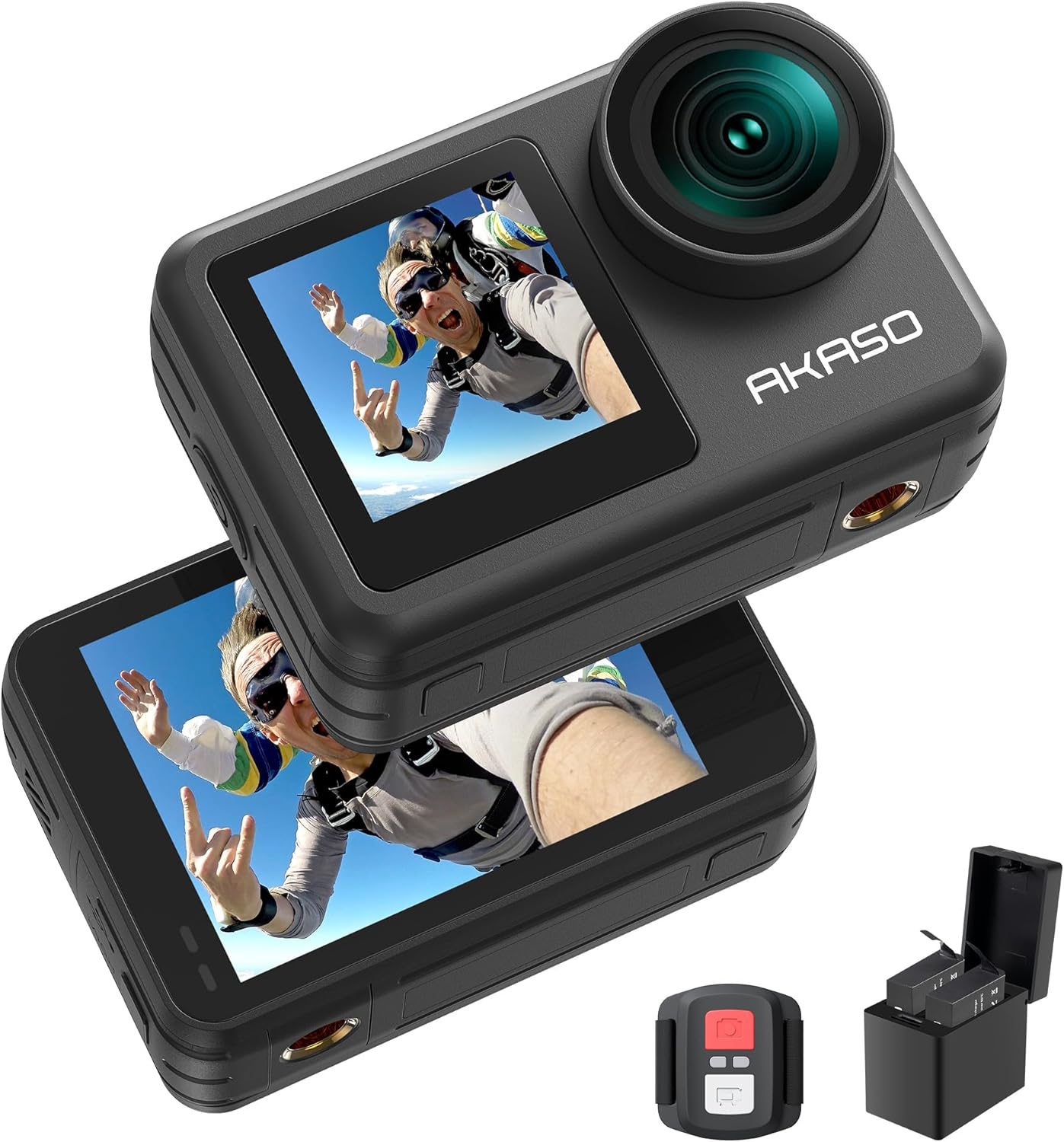 AKASO Brave 7 LE アクションカメラ 4K60fps 20MP IPX7本機防水 40M防水 水中カメラ rt741