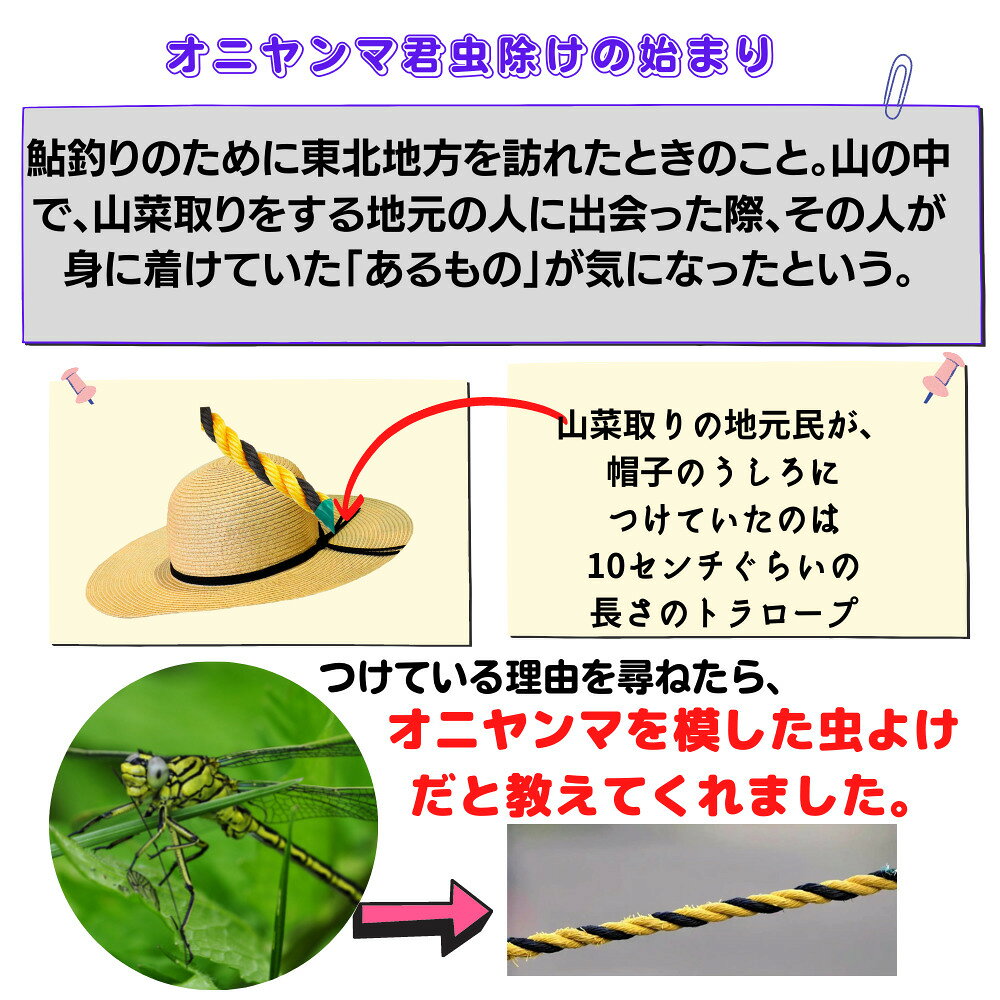 虫よけオニヤンマ 虫除けグッズ ハチ アブ ハエ 蚊対応