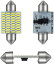 GOSMY LED ルームランプ 36LED SMD3014 白 ホワイト6000-6500K 12-24V対応 (2個セット)rt80