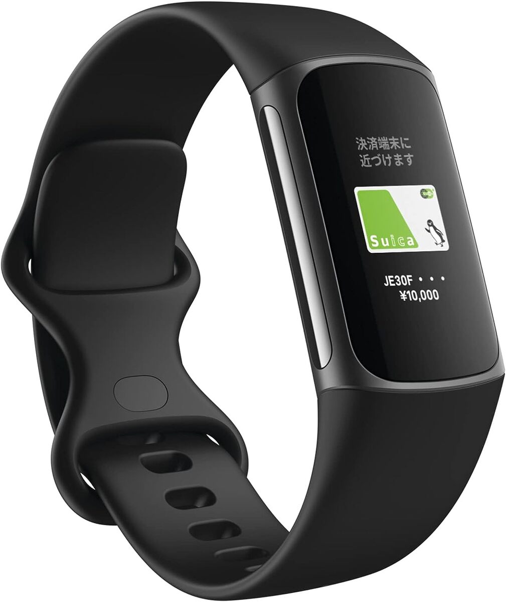 この商品は 【Suica対応】Fitbit Charge 5 トラッカー ブラック/グラファイト rt261 ポイント [最大7日間のバッテリーライフ/GPS搭載/スマートウォッチ] 【健康指標ダッシュボード】血中酸素ウェルネス 【今日のエ...