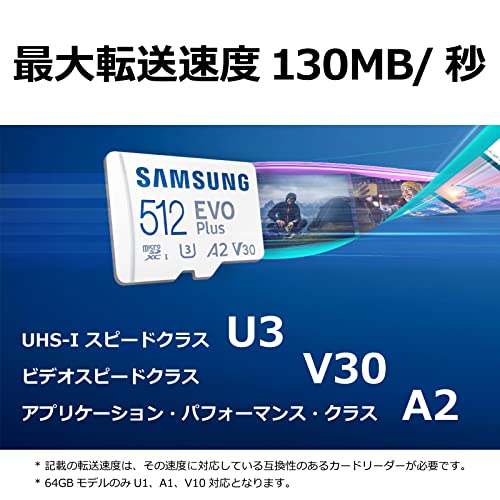 Samsung microSDカード 128GB rt479