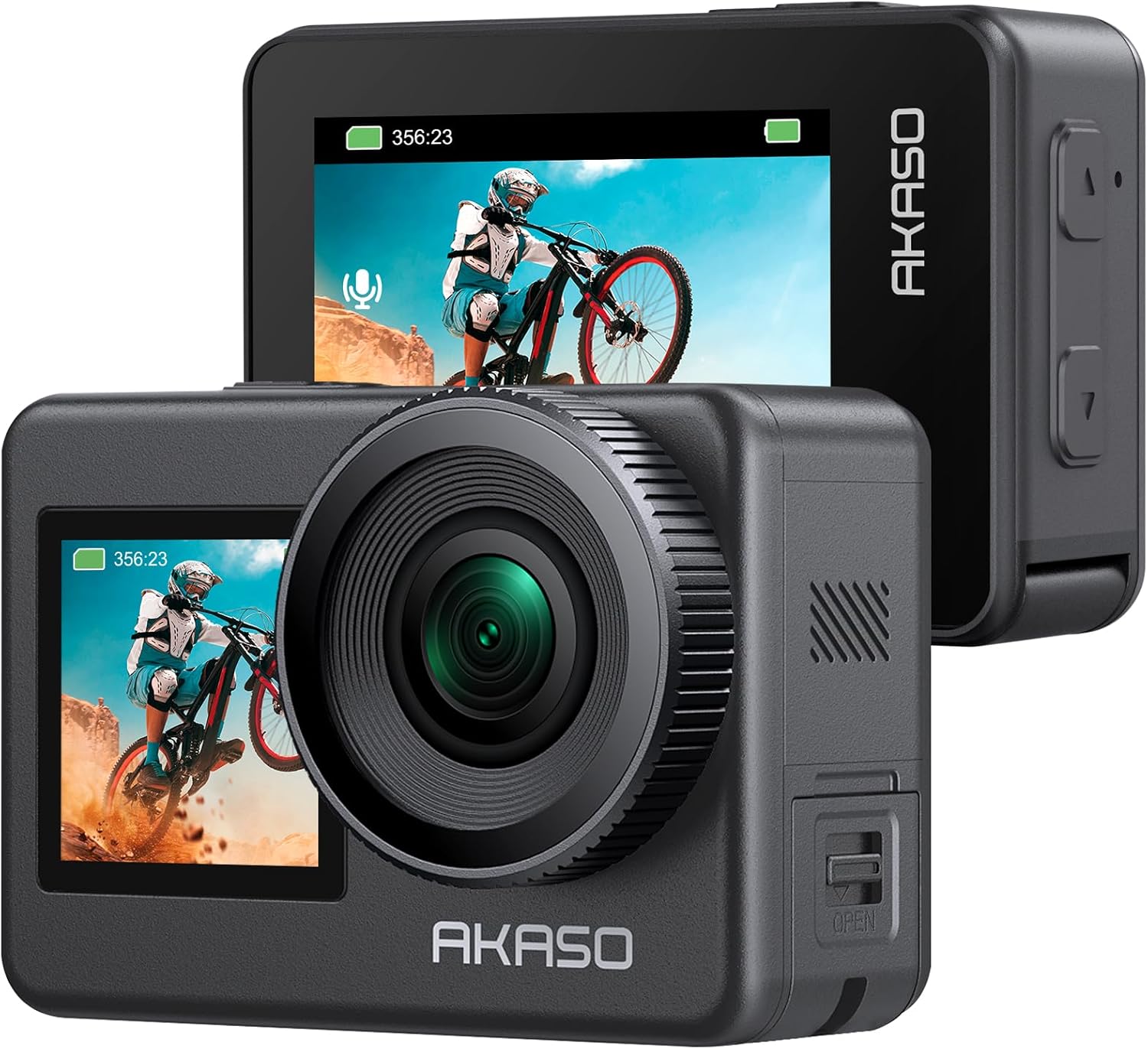 AKASO Brave7 アクションカメラ4K60fps 20MP IPX8本機rt674