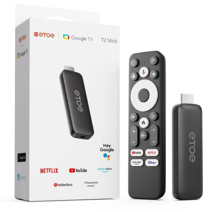 ETOE Google TV ボックス、Netflix 認定、ストリーミング メディア プレーヤー サポート756