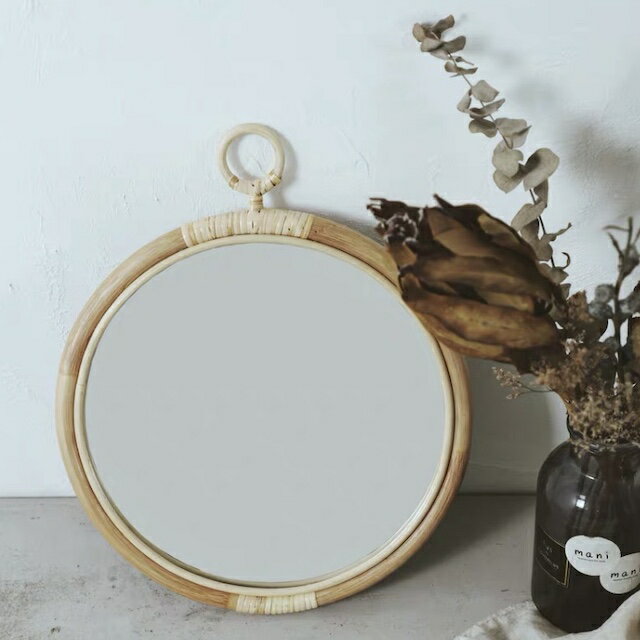 【ラタンミラー/circle frame mi...の紹介画像3