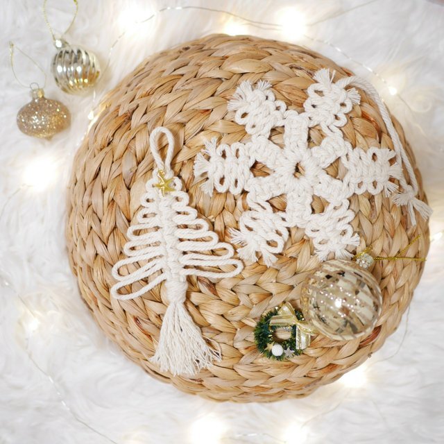 【マクラメオーナメント/#1 tree】 マクラメツリー 流木タペストリー クリスマスインテリア オーナメント クリスマスオーナメント サンタ リース 流木ハンガー クリスマスグッズ 装飾 電飾