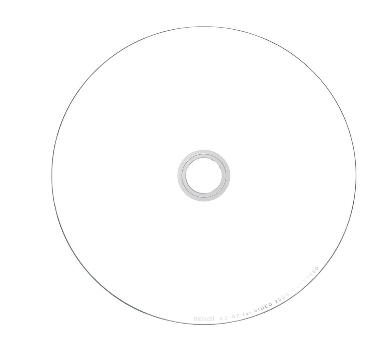 マクセル(maxell) 録画用(くり返し録画用)BD-RE 2倍速 25枚スピンドルケース入 BEV25WPE.25SPZ