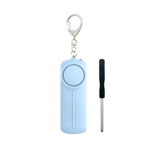 Hion 防犯ブザー【交換用ドライバー付き+単4電池付き】 防犯アラーム 130dB 大音量 LEDライト付き 防水 防犯ベル 小学生 男の子 女の子 子供 女性 シンプル 防犯 ブザー/ 防犯グッズ ランドセルに付ける(ライトブルー) Hion 防犯ブザー【交換用ドライバー付き+単4電池付き】 防犯アラーム 130dB 大音量 LEDライト付き 防水 防犯ベル 小学生 男の子 女の子 子供 女性 シンプル 防犯 ブザー/ 防犯グッズ ランドセルに付ける(ライトブルー)