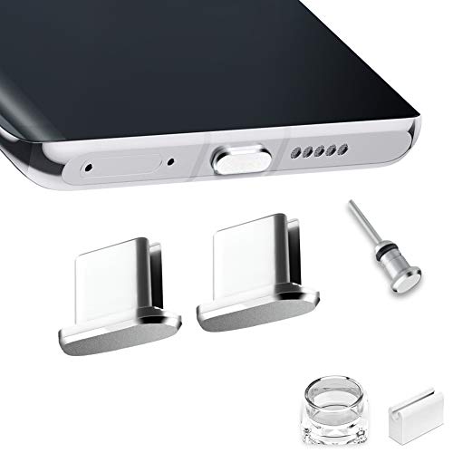 VIWIEU USB Type C キャップ コネクタ防塵保護カバー、 携帯タイプc ポート充電穴端子防塵プラグ 精密アルミ製で が 超耐久 SIMカー VIWIEU USB Type C キャップ コネクタ防塵保護カバー、 携帯タイプc ポート充電穴端子防塵プラグ 精密アルミ製で が 超耐久 SIMカー