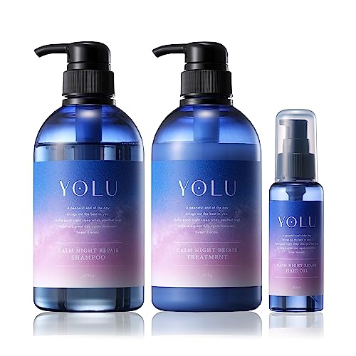 YOLU ヨル | シャンプー トリートメント ヘアオイル 3点 セット カームナイトリペア YOLU ヨル | シャンプー トリートメント ヘアオイル 3点 セット カームナイトリペア