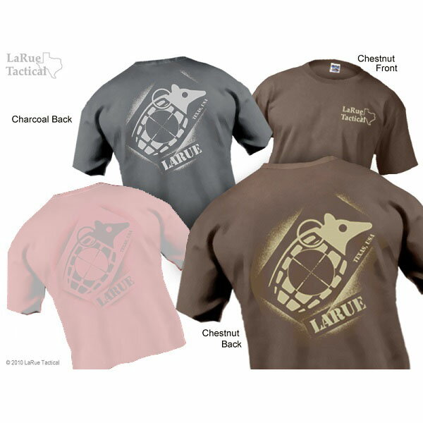 【メンズ Tシャツ】ラルータクティカル (Larue Tactical) Dillo グレネード コットン Tシャツ Sサイズ Mサイズ【半袖】