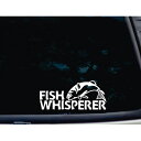 “Fish Whisperer（魚の達人）” ステッカー ホワイト