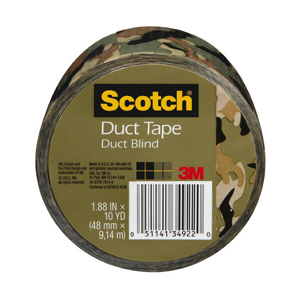 【スコッチ 3M】ダクトテープ カモフラージュ（カモフラ）48mm×9.14m【アメリカ製（Made in USA）】【Scotch】（生活雑貨）のサムネイル