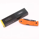 KA-BAR ケーバー アウトドア用 フォールディング ハンターナイフ ブラックブレード オレンジ 06-4062 BO