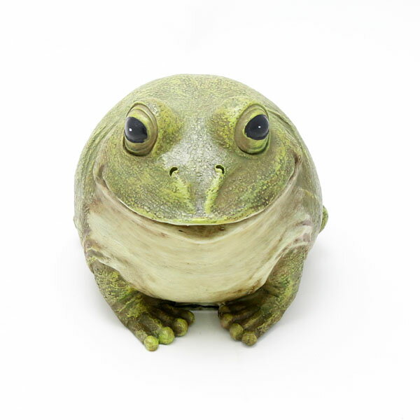 カエル フロッグ Portly Frog /像/フィギュア/置物/リアル【インテリア ガーデニング 雑貨】 [2]