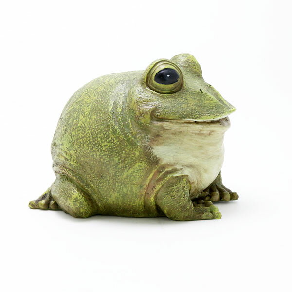 カエル フロッグ Portly Frog /像/フィギュア/置物/リアル【インテリア ガーデニング 雑貨】 [3]