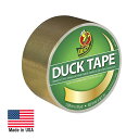 【万能テープ】ダックテープ（ダクトテープ）メタリックゴールド柄 48mm×9.1m【アメリカ製（Made in USA）DUCKTAPE】