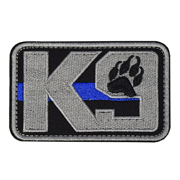 Rakuten - ワッペン K-9 刺繍 パッチ 縦5cm×横8cm ■ 警察犬 雑貨 小物 ミリタリー コスプレ