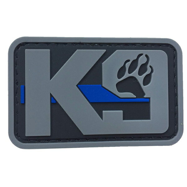 Rakuten - ワッペン K-9 ラバー パッチ 縦4cm×横6cm ■ 警察犬 ドッグ 雑貨 小物 ミリタリー コスプレ