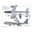 ポスター B-47 ストラトジェット 大型戦略爆撃機 46cm×61cm ■ Stratojet USAF 米軍 アメリカ空軍 ミリタリー 雑貨 インテリア ガ...