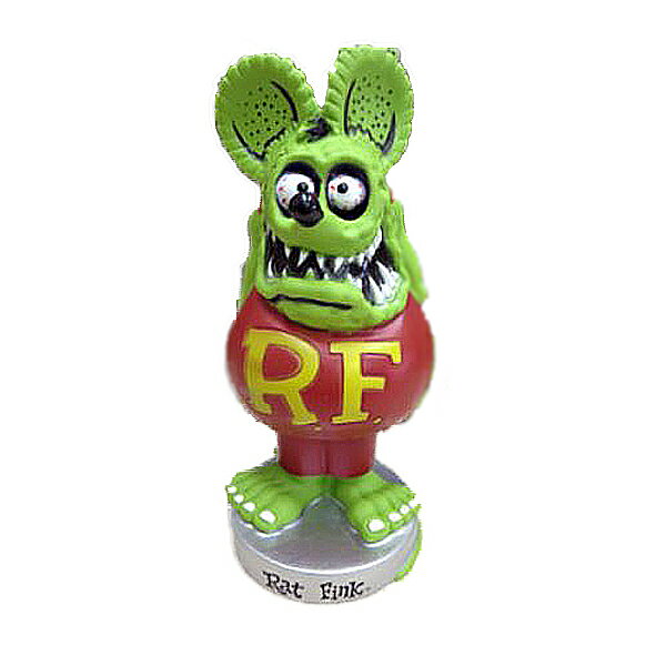 ファンコ ラットフィンク ボビングヘッド グリーン ■ RAT FINK R/F ネズミ 鼠 FUNKO トイ おもちゃ インテリア ディスプレイ 飾り 置物 フィギュア