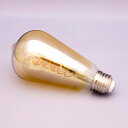 LED スパイラル フィラメント 電球 エジソンランプ型（口径E26 消費電力4W 400ルーメン） ■ 照明器具 ライト ランプ インテリア 雑貨 おしゃれ