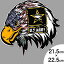 ステッカー シール U.S. Army 星条旗 ワシ デカール 21.5cm×22.5cm ■ ミリタリー 米軍 鷲 Eagle アメリカ 雑貨 サイン カーステッカー