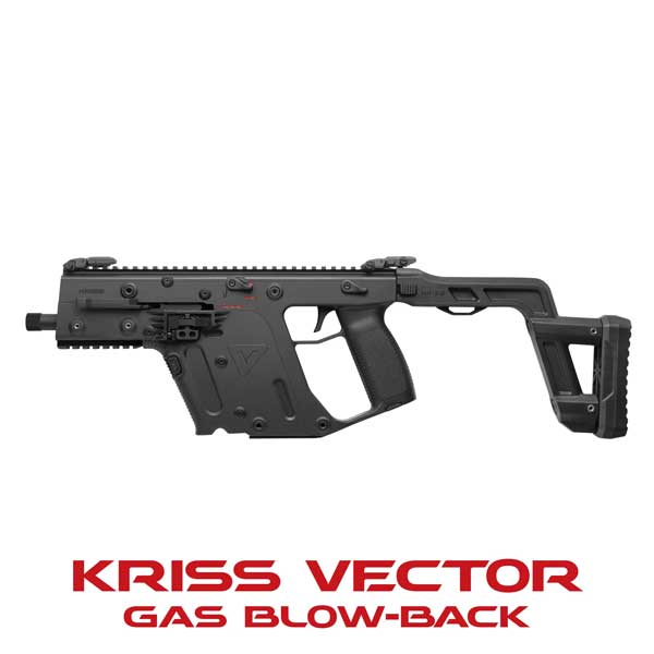 KRYTAC ガスブローバックガン本体 KRISS VECTOR クリスベクター ブラック ■ クライタック LAYLAX ライラクス GBB サバゲー ミリタリー 銃 ガン