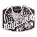 Harley-Davidson ハーレーダビッドソン ベルトバックル メンズ Wings Over America アンティークシルバー ■ ファッション アク...