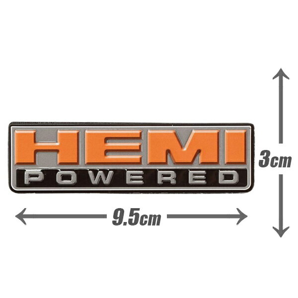 HEMI マグネットプレート エンボス メタル マグネット ■ アメリカ雑貨 アメリカン雑貨 クライスラー アメ車