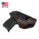 リレントレス タクティカル ホルスター インサイドウェストバンド コンシールドキャリー レザー 右用 ブラウン Made in USA ■ RELENTLESS TACTICAL IWB Kahr CM9 MK9 P380 P9 KelTac P11 PF9 KSC DC Ruger LC9 LC9s SigSauer P938 ミリタリー サバゲー 実物用