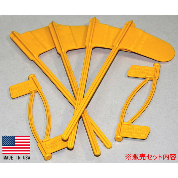 MTM ケースガード セミオート/ボルトアクション用 チャンバーセーフティフラッグ 8フラッグ入り ■ アメリカ製 シューティング ミリタリー 安全 実物