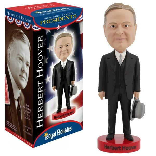 ハーバート・フーバー フィギュア ボビングヘッド ■ Herbert Hoover フーヴァー アメリカン雑貨 トイ ..