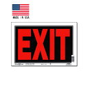 プラスチックシート "EXIT" 出口 20cm×30.5cm ■ サインプレート インテリア 壁掛け 看板