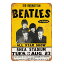 メタルサイン BEATLES ビートルズ 25.5cm×18cm ■ ブリキ看板 壁掛け 店舗 インテリア ショップ シェアスタジアム