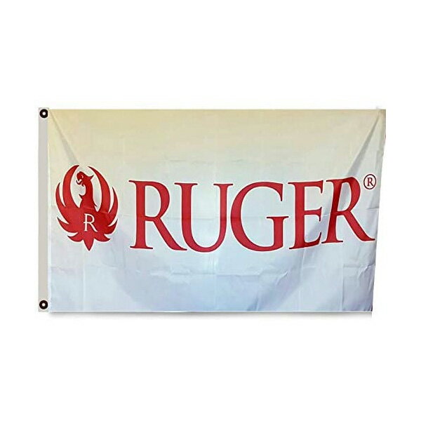 フラッグ RUGER ルガー 屋内・屋外用 91cm×152cm ■ 旗 バナー FLAG ガレージ インテリア シューティング スターム・ルガー 銃器