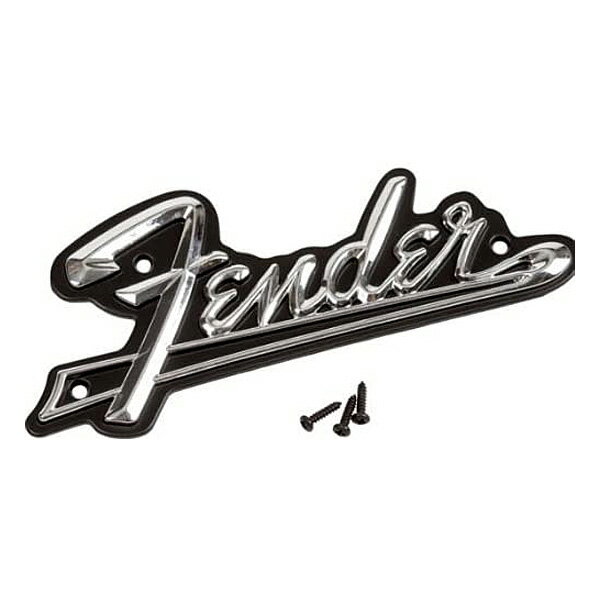 【商品詳細】 古くなったFenderアンプの外観を、純正のFenderアンプロゴで蘇らせます。 スーパーソニックシリーズ用に設計された「94ツインアンプ」「プロ・リバーブ」「プロソニック」「コンサート・リバーブ」「65ツイン・リバーブ」「65デラックス・リバーブ」「65スーパー・リバーブ」「マチェーテ」「65プリンストン・リバーブ」「64バイブロバーブ」「68カスタム・プリンストン68カスタムツインリバーブ」「68カスタムデラックスリバーブ」「スチールキング」「ジャズキング」「サイバーツイン」「VMシリーズ」「プリンストンレコーディングアンプ」「バスマンプロシリーズ」「ステージ1000」「デラックス900」「プリンストン650」用に設計されています。 【商品仕様】 ・サイズ(約)：高さ6.5cm 横13cm ・素材：金属 ・セット内容：ロゴパーツ、留め具×3 【関連商品】 ■フェンダー関連はコチラ 【注意事項】 輸入品を含む一部の商品は検品のため開梱させて頂く場合がございます。また、新品であってもパッケージや本体に細かな傷や汚れがある場合がございますので、ご了承のうえお買い上げ頂きますようお願い致します。これらの傷は海外輸送時やアンティーク品のためについたものであり、不良品や中古品ではありませんのでご安心下さい。