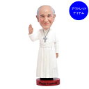 ロイヤルボブルズ Royal Bobbles フランシスコ ローマ教皇 Pope Francis ボビングヘッド ■ ローマ法王 首振り人形・フィギュア インテリア 雑貨