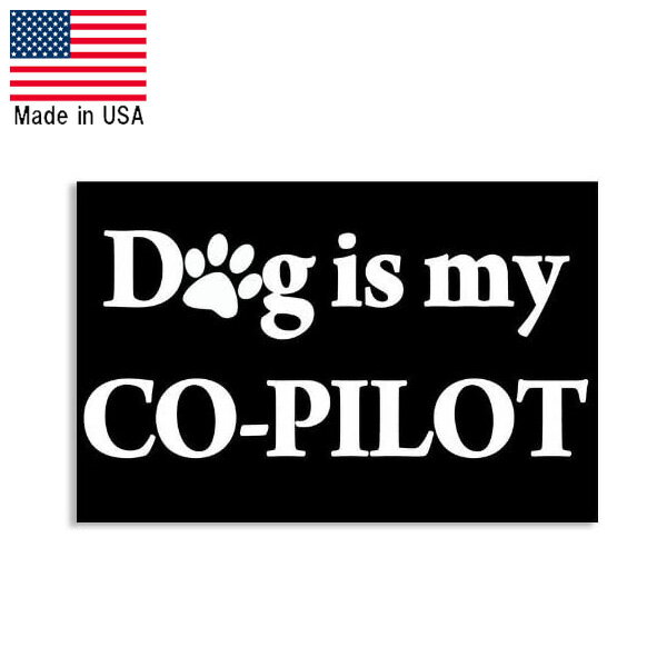 MANCAVE ڥޥ󥱥֡ۤ㤨֥ƥå Dog is my CO-PILOT ǥ 8cm߲12.5cm    ڥå ꥫפβǤʤ547ߤˤʤޤ