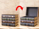 Book Box 木製ブック型収納ボックス ■ 洋書 小物入れ インテリア ディスプレイ 木箱 雑貨 ウッド