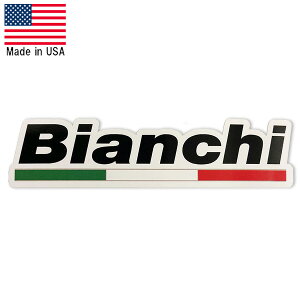 ステッカー ビアンキ "Bianchi" デカール 縦2.5cm×横10cm ■ 自転車 ロードバイク クロスバイク シール ビニール アメリカ製