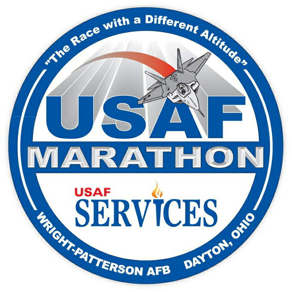 Rakuten - 【ステッカー シール】 Usaf marathon 米国空軍マラソン デカール 直径約10cm【ミリタリー アメリカ空軍 雑貨 サイン カーステッカー】