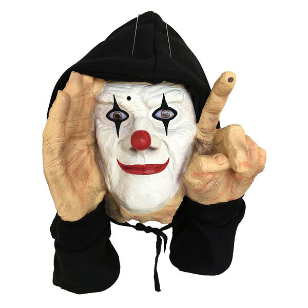 [送料無料] スキャリーピーパー タッピング クラウン ■ Scary Peeper インテリア ディスプレイ ピエロ ホラー ハロウィン ハロウィーン mancave-10009031 MANCAVE 【マンケイブ】 サンプル画像2