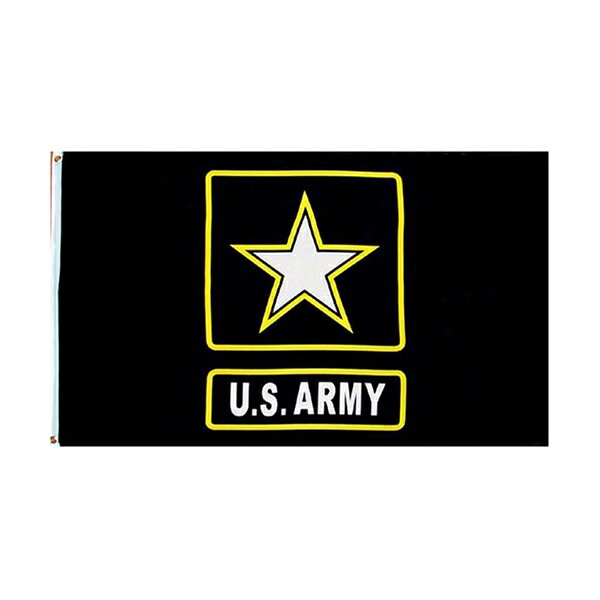 【フラッグ】U.S.ARMY 米陸軍 星マーク フラッグ 約90cm×153cm【US アメリカ ミリタリー スター ガレージ インテリア 旗 バナー 】