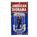 【フィギュア】マシンガンを持つポリス 男性 1:24スケール アメリカンジオラマ【POLICE 警官 AMERICAN DIORAMA ミニカー用 トイ おもちゃ】